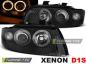 Preview: Xenon Scheinwerfer Angel Eyes für Audi A4 B6 8E Bj. 00-04 Schwarz