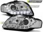 Preview: Scheinwerfer LED Tagfahrlicht Optik für Audi A4 B7 Bj. 04-08 Chrom