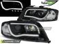 Preview: LED Tagfahrlicht Design Scheinwerfer für Audi A6 4B 97-01 schwarz