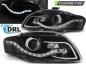 Preview: Scheinwerfer DRL LED Tagfahrlicht für Audi A4 B7 Bj. 04-08 Schwarz