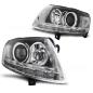 Preview: Xenon DRL LED Tagfahrlicht Scheinwerfer für Audi A6 C6 4F Bj. 04-08 Chrom