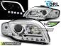 Preview: LED Tagfahrlicht Scheinwerfer für Audi A4 B7 05-08 chrom