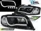 Preview: LED Tagfahrlicht Scheinwerfer für Audi A6 4B 01-04 schwarz