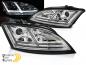 Preview: LED Tagfahrlicht Design Scheinwerfer für Audi TT 8J 06-10 chrom