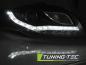 Preview: LED Tagfahrlicht Design Scheinwerfer für Audi A4 B7 05-08 schwarz