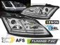 Preview: Xenon Scheinwerfer DRL LED Tagfahrlicht für Audi TT 8J 06- Chrom mit Kurvenlicht