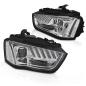 Preview: Scheinwerfer DRL LED Tagfahrlicht für Audi A4 B8 8K 12-15 Chrom dynamischen Blinker