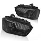Preview: Design LED Tagfahrlicht Scheinwerfer für Audi A4 B8 12-15 schwarz dynamisch