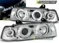 Preview: Scheinwerfer Angel Eyes für BMW 3er E36 Cabrio Coupe Bj. 92-99 Chrom