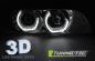 Preview: LED 3D Angel Eyes Scheinwerfer für BMW 5er E39 95-03 chrom