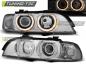 Preview: Xenon Scheinwerfer Angel Eyes für BMW 5er E39 Bj. 95-00 Chrom inkl. Xenon D2S Brenner