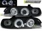 Preview: LED Angel Eyes Scheinwerfer für BMW 5er E39 95-03 schwarz Black