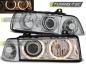 Preview: Scheinwerfer Angel Eyes für BMW 3er E36 Limo Touring Bj. 90-99 Chrom