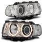 Preview: Scheinwerfer Angel Eyes für BMW 7er E38 Facelift Bj. 98-01 Chrom