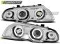 Preview: LED Angel Eyes Scheinwerfer für BMW 3er E46 98-01 chrom Set