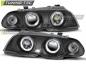 Preview: LED Angel Eyes Scheinwerfer für BMW 3er E46 98-01 schwarz Set