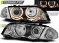 Preview: Scheinwerfer Angel Eyes für BMW 3er E46 Limo Touring Bj. 98-01 Chrom
