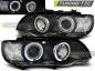 Preview: Scheinwerfer Angel Eyes für BMW X5 E53 Bj. 99-03 Schwarz
