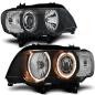 Preview: Scheinwerfer Angel Eyes für BMW X5 E53 Bj. 99-03 Schwarz