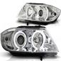 Preview: Scheinwerfer CCFL Angel Eyes für BMW 3er E90 E91 Bj. 05-08 Chrom