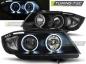 Preview: Scheinwerfer CCFL Angel Eyes für BMW 3er E90 E91 Bj. 05-08 Schwarz