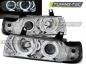 Preview: Scheinwerfer CCFL Angel Eyes für BMW 3er E36 Cabrio Coupe Bj. 92-99 Bj. 90-99 Chrom