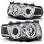 Preview: Scheinwerfer Angel Eyes für BMW 7er E38 Facelift Bj. 98-01 Chrom
