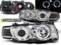 Preview: Xenon Scheinwerfer Angel Eyes für BMW 7er E38 Facelift Bj. 98-01 Chrom
