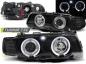 Preview: Xenon CCFL Angel Eyes Scheinwerfer für BMW 7er E38 98-01 Schwarz