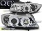 Preview: Scheinwerfer Angel Eyes für BMW 3er E90 E91 Bj. 05-08 Chrom