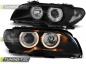 Preview: Design Angel Eyes Scheinwerfer für BMW 3er E46 Coupe / Cabrio 03-06 schwarz Set