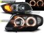 Preview: Scheinwerfer LED Tagfahrlicht Optik für VW Polo 6N Bj. 94-99 Schwarz