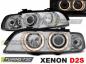 Preview: Xenon Scheinwerfer Angel Eyes für BMW 5er E39 Bj. 95-00 Chrom