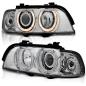 Preview: Xenon Scheinwerfer Angel Eyes für BMW 5er E39 Bj. 95-00 Chrom