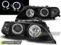 Preview: LED Angel Eyes Scheinwerfer für BMW 3er E46 01-05 chrom Set