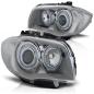 Preview: Design Angel Eyes Scheinwerfer für BMW 1er E81, E82, E87, E88 04-11 chrom