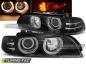 Preview: Scheinwerfer Angel Eyes für BMW 5er E39 Bj. 95-00 Schwarz mit LED Blinker