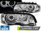 Preview: Scheinwerfer CCFL Angel Eyes für BMW 3er E46 Coupe Cabrio Bj. 99-03 Chrom
