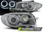 Preview: Scheinwerfer LED Angel Eyes für BMW 1er E81 E82 E87 E88 Bj. 04-11 Silber