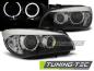 Preview: LED Angel Eyes Scheinwerfer für BMW X1 E84 10/09-12 schwarz