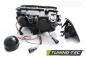 Preview: Scheinwerfer LED Angel Eyes für BMW 3er E46 Limo Touring Bj. 98-01 Schwarz