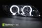 Preview: Xenon Scheinwerfer CCFL Angel Eyes für BMW 3er E46 Coupe Cabrio Bj. 03-06 Chrom