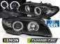 Preview: Xenon Scheinwerfer CCFL Angel Eyes für BMW 3er E46 Coupe Cabrio 03-06 Schwarz