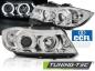 Preview: Scheinwerfer CCFL Angel Eyes für BMW 3er E90 E91 Bj. 05-08 Chrom