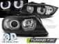 Preview: 3D LED Angel Eyes Scheinwerfer für BMW 3er E90/E91 05-08 schwarz