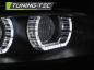 Preview: Xenon Scheinwerfer DRL LED Tagfahrlicht für BMW E92 E93 mit AFS 05-10 Schwarz
