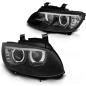 Preview: Xenon Scheinwerfer DRL LED Tagfahrlicht für BMW E92 E93 mit AFS 05-10 Schwarz