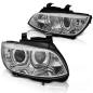 Preview: Xenon Scheinwerfer DRL LED Tagfahrlicht für BMW E92 E93 ohne AFS Bj. 05-10 Chrom
