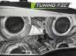 Preview: Xenon Scheinwerfer DRL LED Tagfahrlicht für BMW X5 E70 Bj. 07-10 Chrom AFS