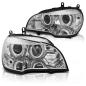 Preview: Xenon Scheinwerfer DRL LED Tagfahrlicht für BMW X5 E70 Bj. 07-10 Chrom AFS
